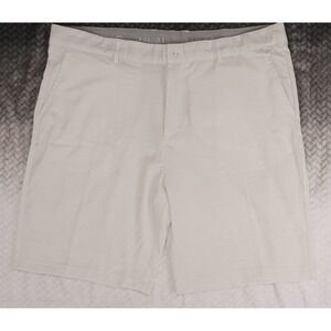 Head Golf Shorts Men 42 Cream Lightweight Chino Flat‎ Front 9" inseam